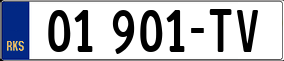 Truck License Plate